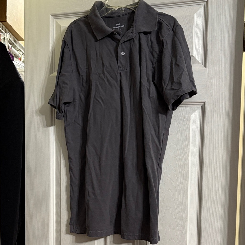 Men's Gray Polo Shirt